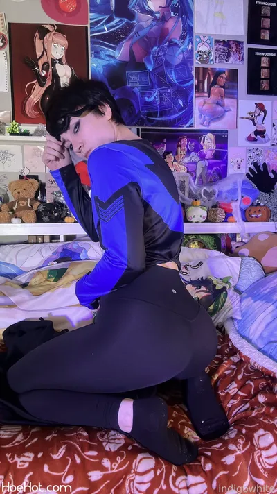 Indigo White - Nightwing nude cosplay leaked 150965