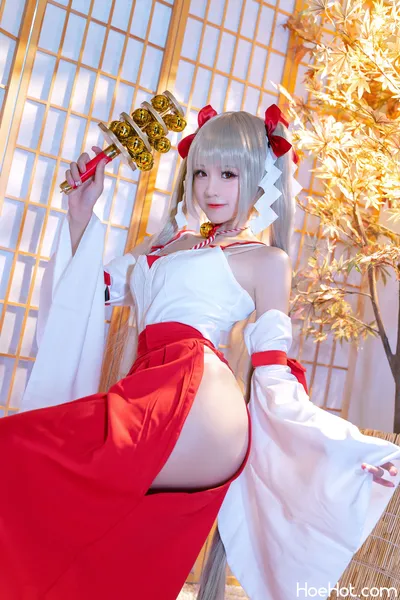 miko酱ww - 可畏巫女 nude cosplay leaked 429321