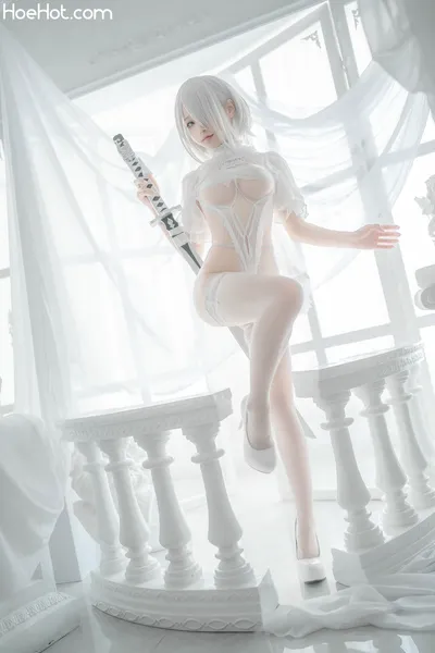 蠢沫沫 - 2B 白婚纱 nude cosplay leaked 566788