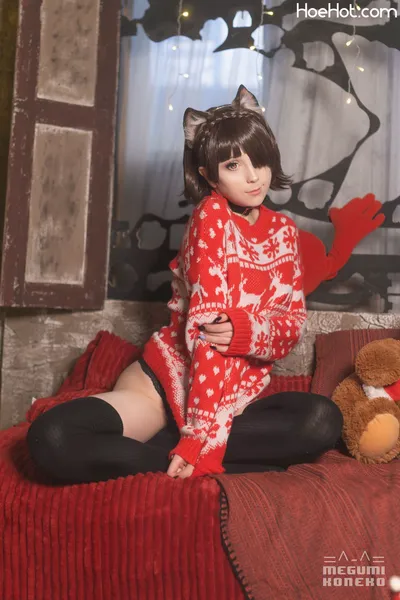 Megumi Koneko - Christmas Makoto nude cosplay leaked 375844