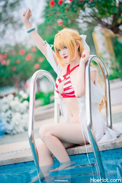 [七海抹茶酱] 尼禄泳装 FATE Nero Swimsuit nude cosplay leaked 242103