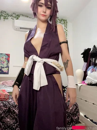 Monoki Chan - Yuzuriha nude cosplay leaked 14963