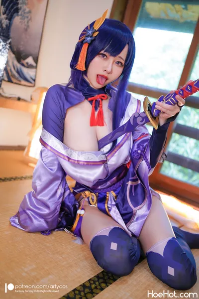 Arty Huang - Genshin Raiden Ei nude cosplay leaked 231653