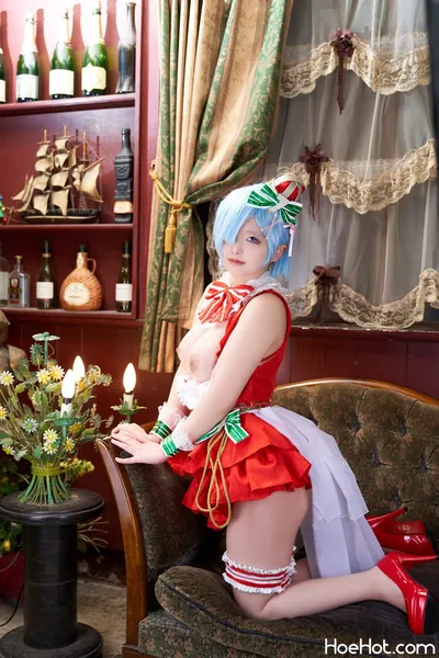 Itchika Red-Beryl - XMas Rem nude cosplay leaked 48253