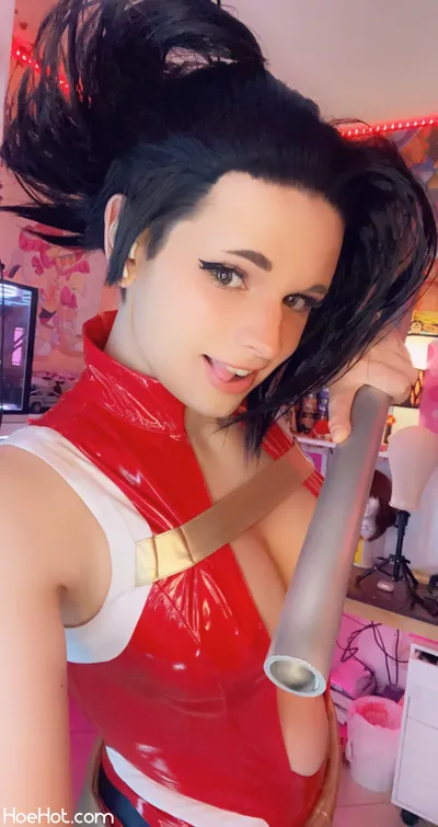 Peachybunnn - Momo Yaoyorozu nude cosplay leaked 159088