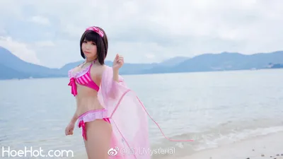 [寶儿Mysterial] 加藤惠cos正片和索尼子花嫁版 nude cosplay leaked 486156