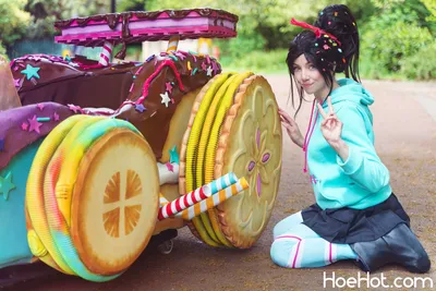 littlejem - Vanellope Von Schweetz nude cosplay leaked 589563