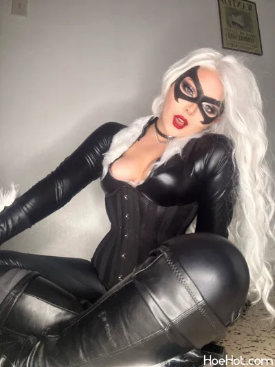 Natylikespizza - Black Cat nude cosplay leaked 272169