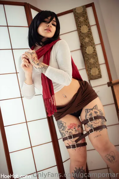 Giovanna Campomar - Mikasa Ackerman (Attack on Titan) nude cosplay leaked 298326