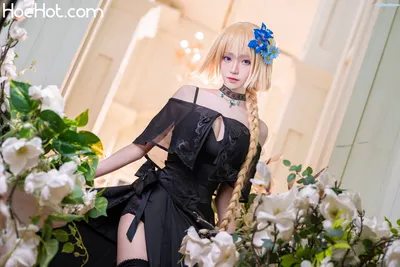 青青子Js NO.005 礼服贞德 Joan of Arc Formal Dress nude cosplay leaked 508165