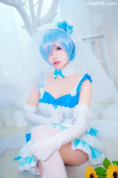 猫君君MaoJun - 蕾姆花嫁 nude cosplay leaked 75717