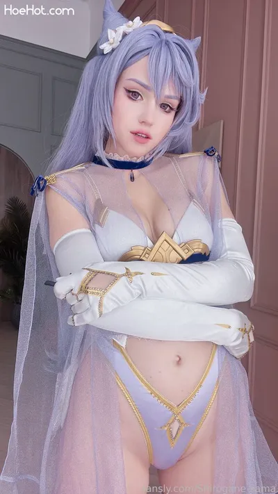 Shirogane-Sama - Keqing Bride nude cosplay leaked 320746