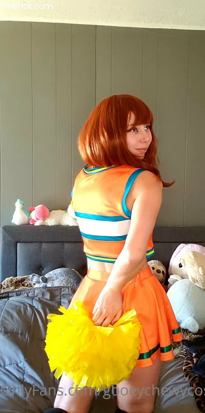 GooeyChewyCosplay - Cheer Uraraka nude cosplay leaked 96779