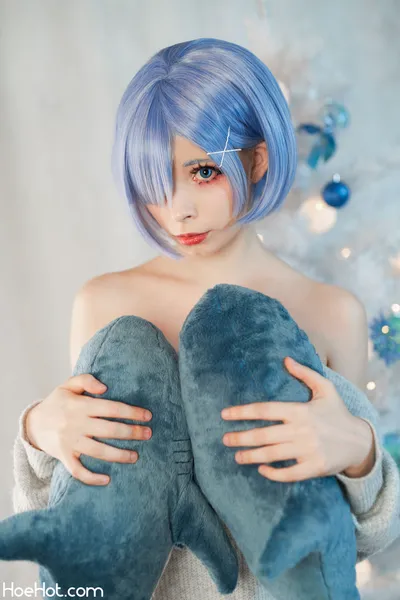 Akariia - Rem XMAS nude cosplay leaked 297878