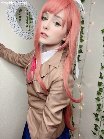 ItsCandyCloud - Monika nude cosplay leaked 270570