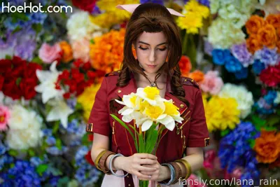 lana_rain Aerith nude cosplay leaked 145996