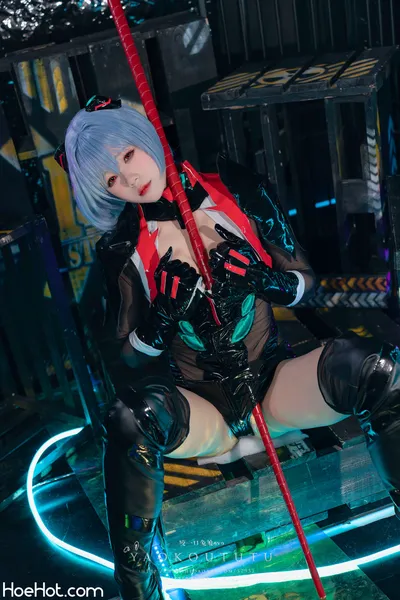 咬一口兔娘 - rei ayanami『黑凌波』 nude cosplay leaked 209890