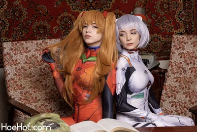 Olyashaa - Rei &amp; Asuka nude cosplay leaked 292274