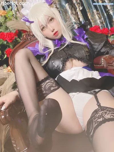 [芋圆侑子] Artoria Pendragon &amp; Mashu Kyrielight Maid Ver. nude cosplay leaked 431226