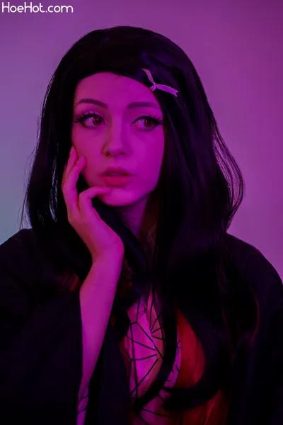 Olyashaa - Nezuko nude cosplay leaked 301762