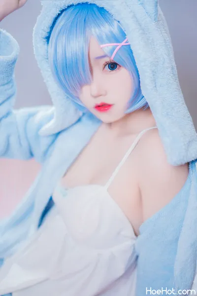 [Cosplay] 猫君君MaoJun 雷姆猫耳睡衣 nude cosplay leaked 135953