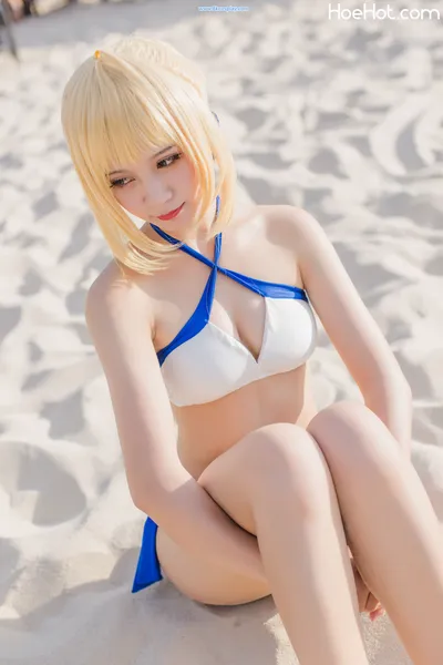 [秋山AkI] 水着弓SABER nude cosplay leaked 225215