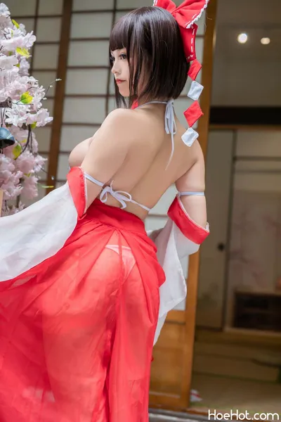 [蜜汁貓裘] Miko Sister nude cosplay leaked 448818