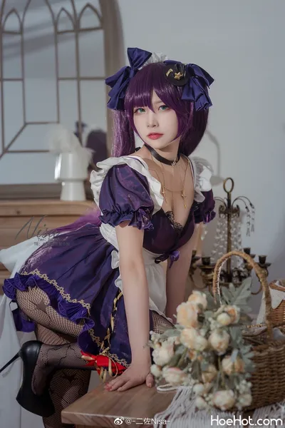 [二佐Nisa] Mona Maid nude cosplay leaked 450134