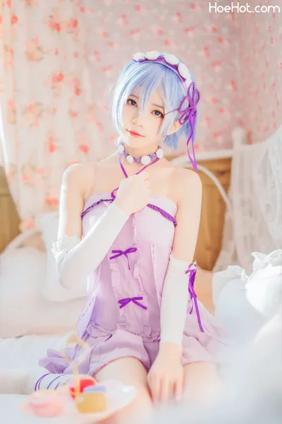 桜桃喵 - 蕾姆小睡裙 nude cosplay leaked 373480