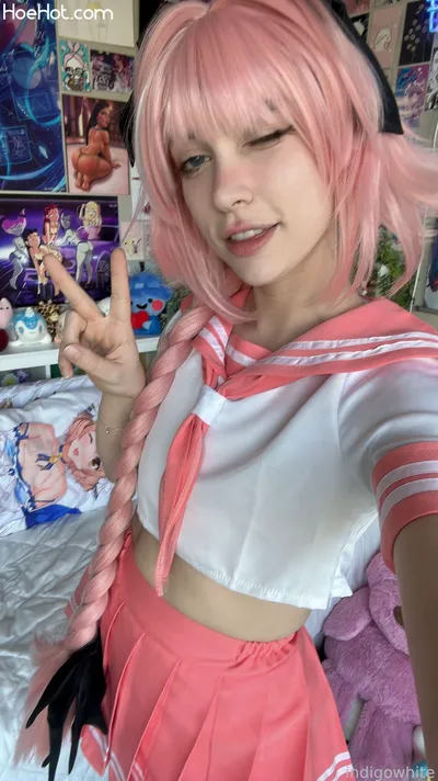 Indigo White - Astolfo nude cosplay leaked 219080