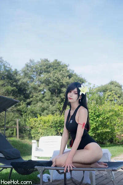 Himeecosplay - Tifa Swimsuit nude cosplay leaked 170091