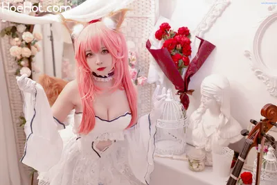 [二佐Nisa] NO.131 Fate玉藻前婚纱 Tamamo no Mae Wedding Dress nude cosplay leaked 461256