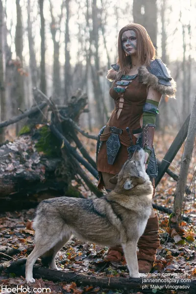 Jannet In cosplay - Aela the Huntress nude cosplay leaked 85207