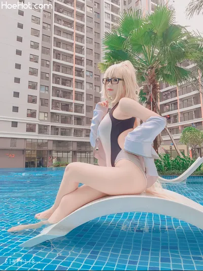 Pyoncos - Jeanne d’Arc Swiming nude cosplay leaked 87918