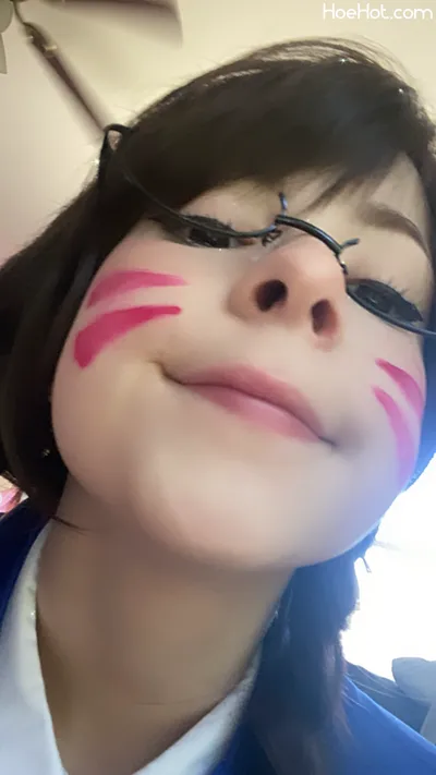 Melondoki - D.Va schoolgirl nude cosplay leaked 283214