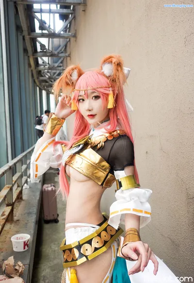 阿包也是兔娘 NO.14 玉藻の前 Tamamo no Mae nude cosplay leaked 501630