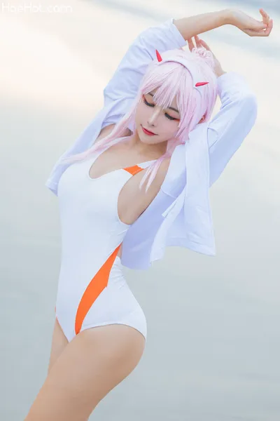 [Momoko葵葵]DARLING in the FRANXX 02 泳装 兔女郎&amp;花嫁 nude cosplay leaked 159153