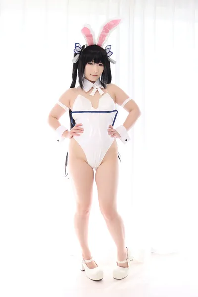 バニーヘスティア様🐰生足Ver💕 nude cosplay leaked 502146