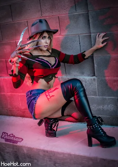 Khainsaw - Freddy Krueger nude cosplay leaked 425413