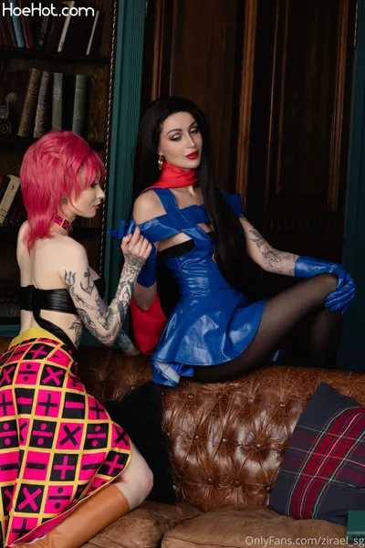 Lera Himera &amp; Zirael Rem : Lisa Lisa with Trish Una nude cosplay leaked 537099