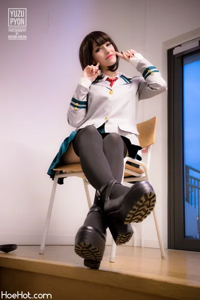 Yuzu Pyon - Ochako nude cosplay leaked 610394