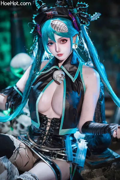 凛子酱 - 骸音 (Calne Ca - Vocaloid) nude cosplay leaked 255710