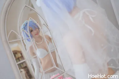 [木绵绵OwO] 蕾姆婚纱 nude cosplay leaked 128280