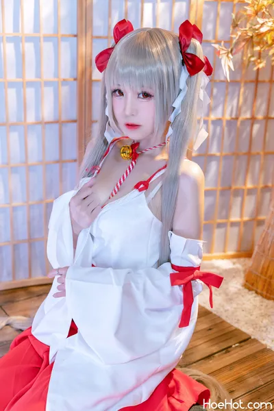 miko酱ww - 可畏巫女 nude cosplay leaked 429328