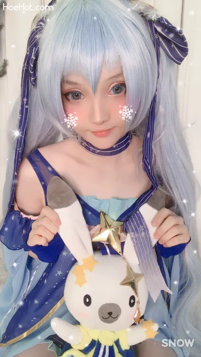 Rocksy Light - Snow Miku nude cosplay leaked 158666