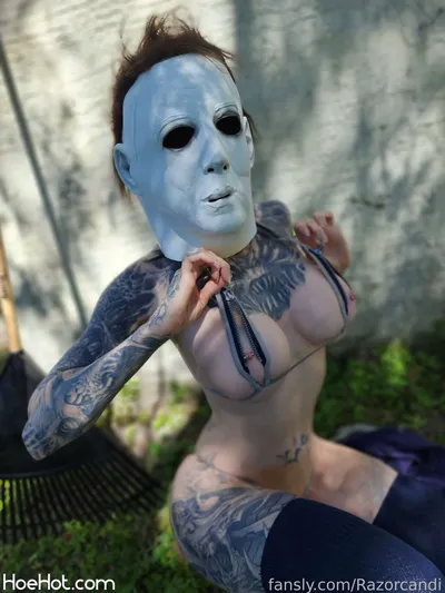 Razor Candi - Michael Myers nude cosplay leaked 144882