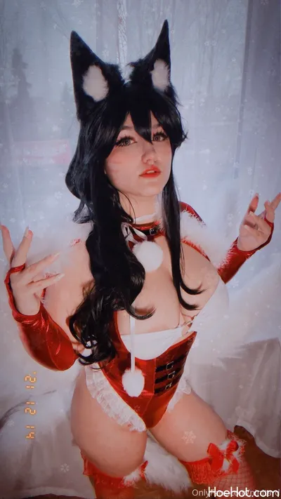 Ninitard - Santa Ahri nude cosplay leaked 221225