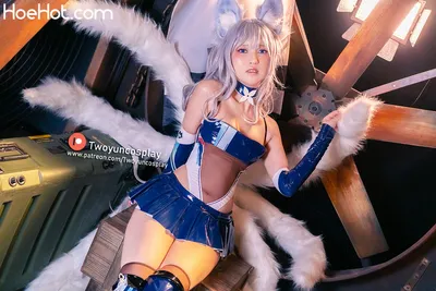 Twoyun cosplay / AzurLane / Shinano Moonlit Chrome nude cosplay leaked 325339