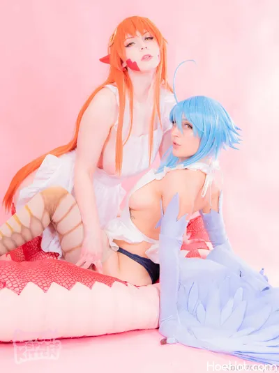 [LovelySpaceKitten/CCBunz] Miia &amp; Papi Monster Musume Duo Set nude cosplay leaked 478782