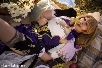 Lisa&#039;s picnic (Genshin Impact) by Senedy nude cosplay leaked 583136